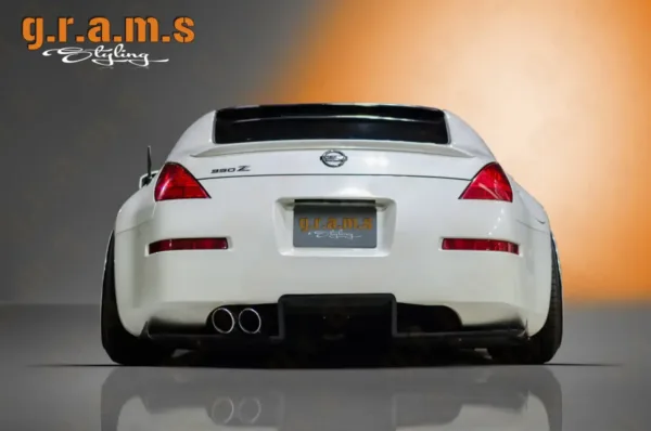 Nissan 350Z Rear Diffuser Undertray - Top Secret Style - 350z