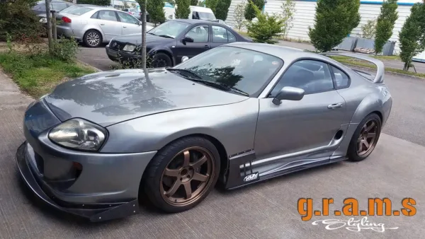 Toyota Supra MK4 Front Wings - Ridox Style 30mm Wide Body Fender Flares for 1993-2002 - Front Wings
