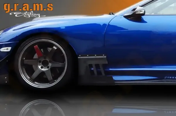 Toyota Supra MK4 Front Wings - Ridox Style 30mm Wide Body Fender Flares for 1993-2002 - Front Wings