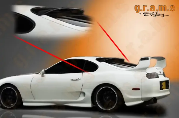 Toyota Supra MK4 Roof Spoiler - OEM and TRD Style - MK4