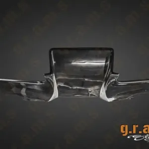 Mitsubishi Lancer 5, 6, 7, 8, 9  Rear Diffuser Top Secret - Shine Style - Evolution 4