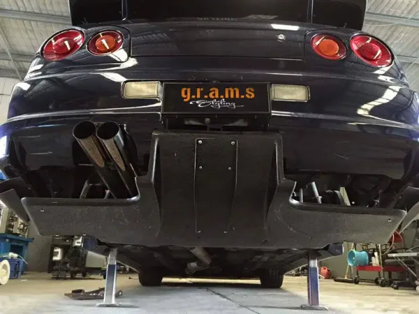Nissan Skyline R34 Diffuser - Top Secret Shine Style - R34