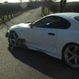 Toyota Supra MK4 Front Wings - OEM Style 40mm Wide Body Fender Flares for 1993-2002 Toyota Supra Toyota Supra MK4 Front Wings - OEM Style 40mm Wide Body Fender Flares for 1993-2002 Toyota Supra - AE86