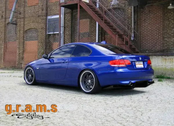 BMW E90 E92 Top Secret Diffuser - Shine Style - E90