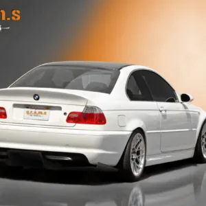 BMW E46 Top Secret Diffuser - Shine Style - E46