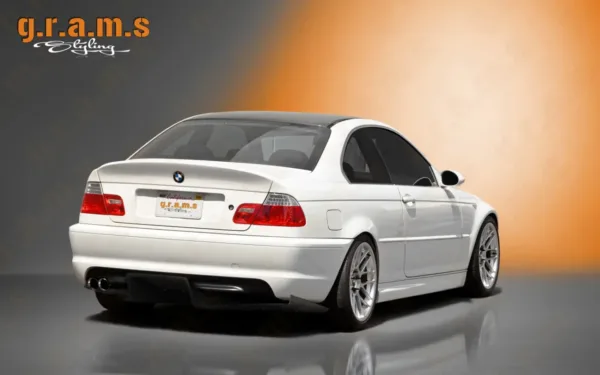 BMW E46 Top Secret Diffuser - Shine Style - E46