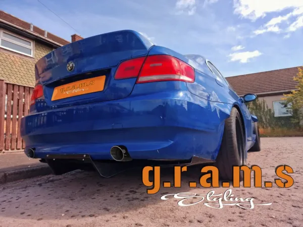 BMW E90 E92 Top Secret Diffuser - Shine Style - E90