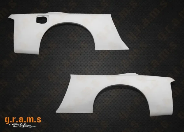 Nissan Silvia S14/S14A Version 1 Rear Fenders - +50mm Wide Body Fender Flares Nissan Silvia S14/S14A Version 1 Rear Fenders - +50mm Wide Body Fender Flares - S14