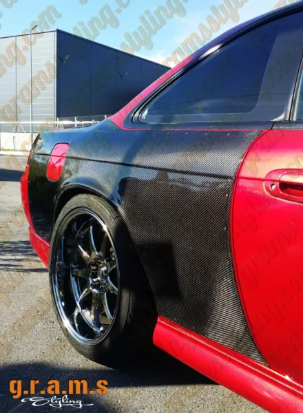 Nissan Silvia S14/S14A Version 1 Rear Fenders - +50mm Wide Body Fender Flares Nissan Silvia S14/S14A Version 1 Rear Fenders - +50mm Wide Body Fender Flares - S14