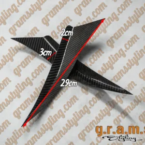 Toyota Supra MK3 Front Bumper Canard Set - MK3