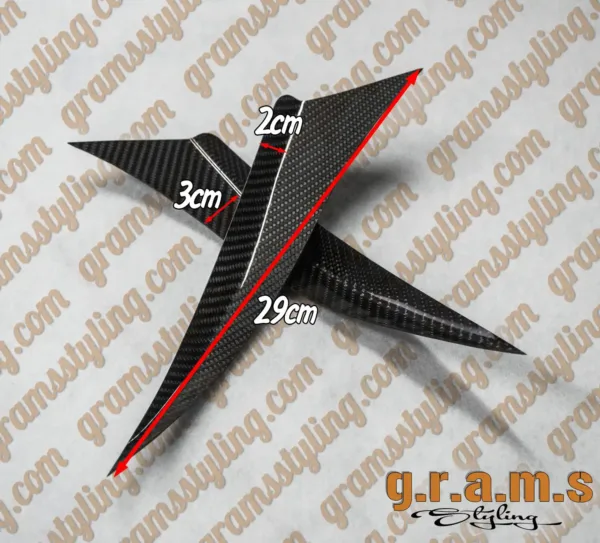 Toyota Supra MK3 Front Bumper Canard Set - MK3