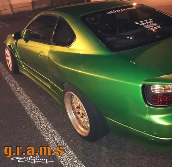 Nissan Silvia S15 Rear Fenders - 50mm Wide Body Fender Flares for 1999-2002 Models - S15