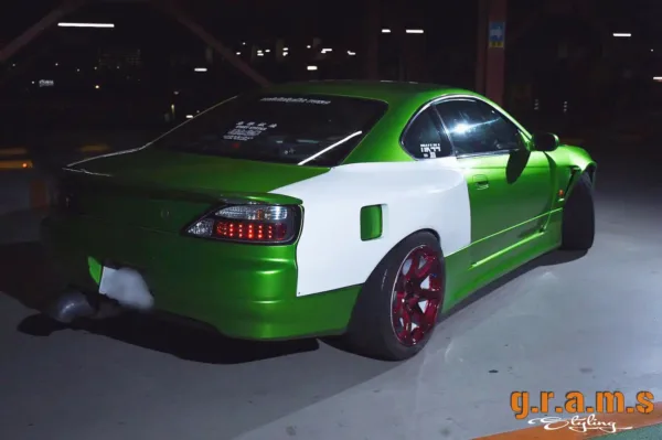 Nissan Silvia S15 Rear Fenders - 50mm Wide Body Fender Flares for 1999-2002 Models - S15