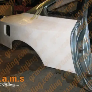 Nissan Silvia S15 Rear Fenders - 50mm Wide Body Fender Flares for 1999-2002 Models - S15