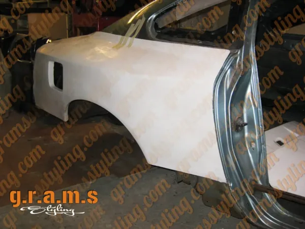 Nissan Silvia S15 Rear Fenders - 50mm Wide Body Fender Flares for 1999-2002 Models - S15