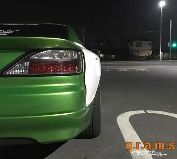 Nissan Silvia S15 Rear Fenders - 50mm Wide Body Fender Flares for 1999-2002 Models - S15