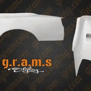 Nissan Silvia S15 Rear Fenders - 50mm Wide Body Fender Flares for 1999-2002 Models - S15