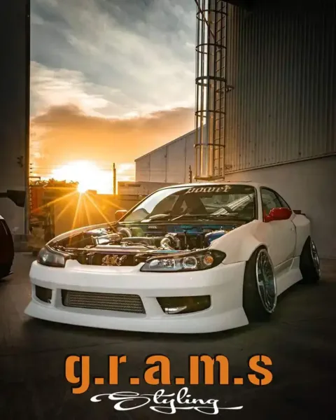 Nissan Silvia S15 Rear Fenders - 50mm Wide Body Fender Flares for 1999-2002 Models - S15