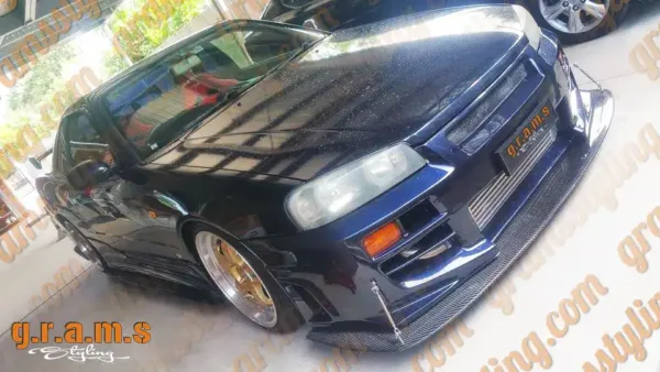 Nissan Skyline R34 Front Bumper Splitter - Lip - R34