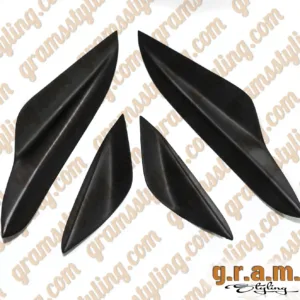 BMW E90 E91 E92 E93 Front Bumper Canards - E90