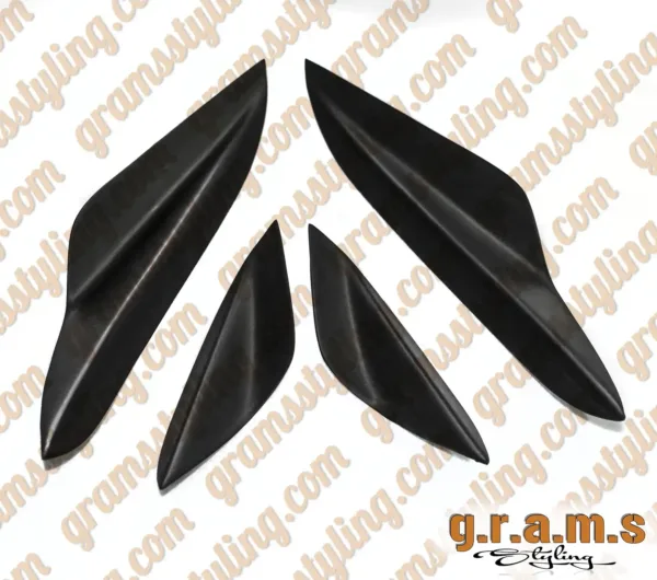 BMW E90 E91 E92 E93 Front Bumper Canards - E90