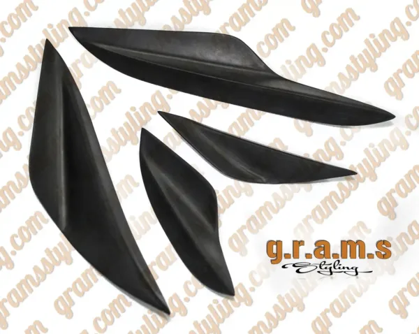 BMW E90 E91 E92 E93 Front Bumper Canards - E90