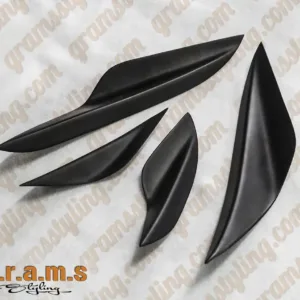 BMW E90 E91 E92 E93 Front Bumper Canards - E90