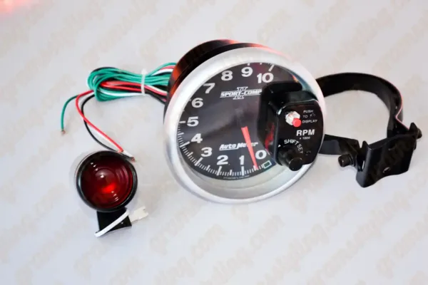 5'' AutoMeter Sport-Comp II Shift Lite Tachometer - AE85