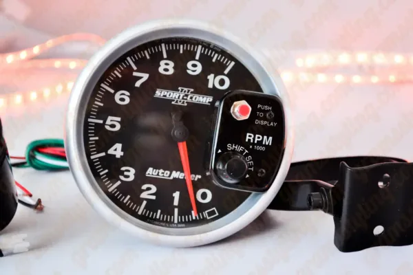5'' AutoMeter Sport-Comp II Shift Lite Tachometer - AE85