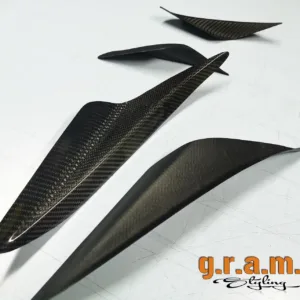 BMW E90 E91 E92 E93 Front Bumper Canards - E90