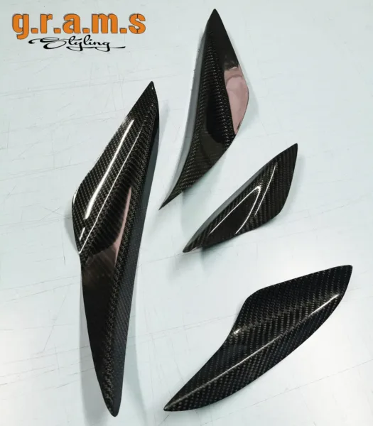 BMW E90 E91 E92 E93 Front Bumper Canards - E90