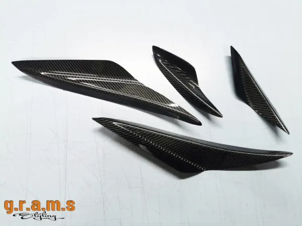 BMW E90 E91 E92 E93 Front Bumper Canards - E90