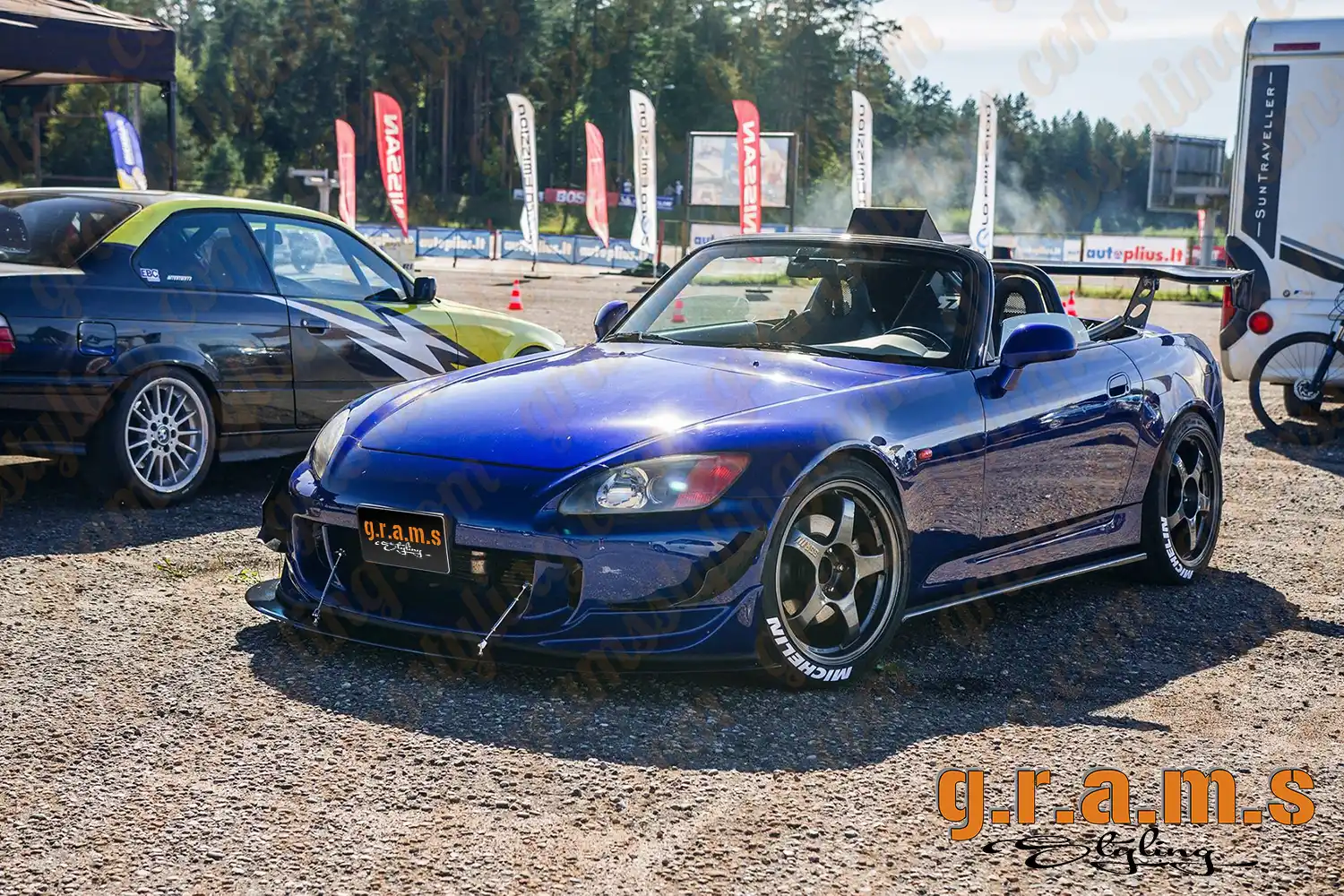 thumbnail image 2 of SASAONSALE PU Side Skirts & Bumper Lip Splash Corners For Honda S2000 (2000-2009) 2 of 5
