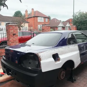 Nissan Skyline R34 GT-R Style 50mm Wide Body Rear Fenders - R34