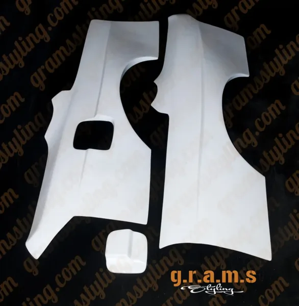 Nissan Silvia S14/S14A Rear Fenders - Origin Style for 1995-2002 Models - S14