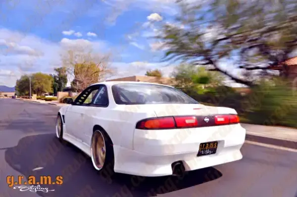 Nissan Silvia S14/S14A Rear Fenders - Origin Style for 1995-2002 Models - S14