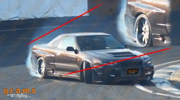 Nissan Skyline R34 GT-R Style 50mm Wide Body Rear Fenders - R34