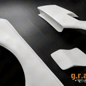 Nissan Skyline R34 GT-R Style 50mm Wide Body Rear Fenders - R34