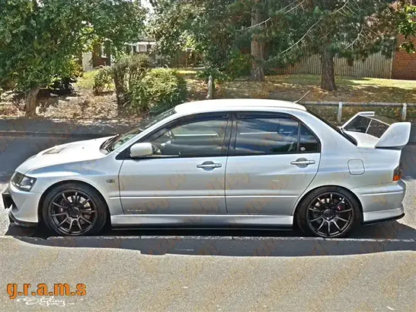 Mitsubishi Evolution 7, 8, 9 Sidesteps - Side Skirt Extensions - Evolution 7