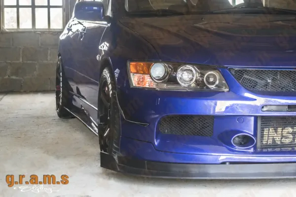 Mitsubishi Evolution 7, 8, 9 Front Bumper Canard - Evolution 7