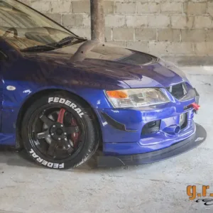 Mitsubishi Evolution 7, 8, 9 Front Bumper Canard - Evolution 7