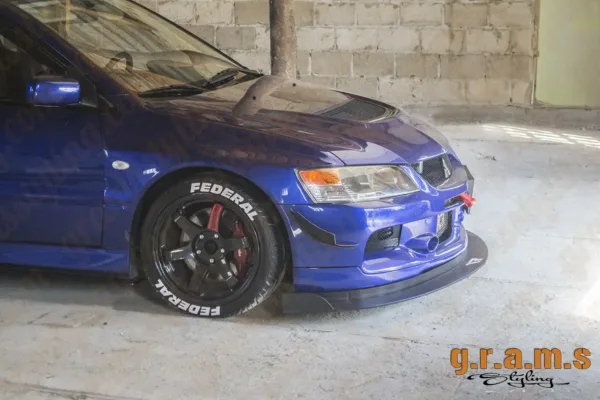 Mitsubishi Evolution 7, 8, 9 Front Bumper Canard - Evolution 7