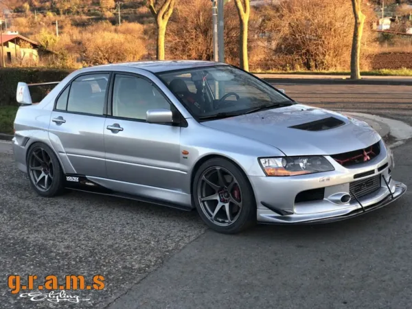Mitsubishi Lancer Evolution 7, 8, 9 Front Bumper Splitter - Lip 174cm - Evolution 7