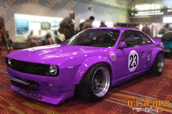 Nissan Silvia S14 Rear Fenders - Boss V2 Style Wide Body Kit for Nissan Silvia S14 Performance - S14