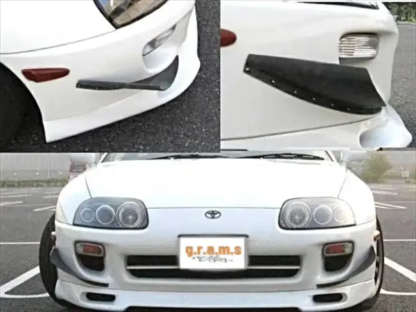 Toyota Supra MK4 Front Bumper Canards - MK4