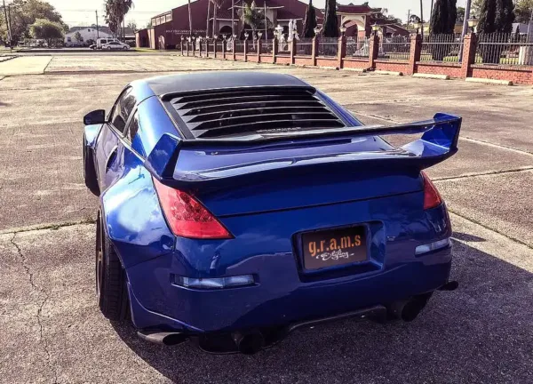 Nissan 350Z Rear Window Louvers Nissan 350Z Rear Window Louvers - 350z