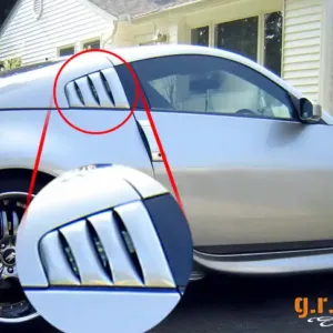 Nissan 350z Side Rear Window Louvers