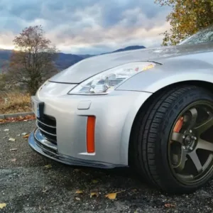 Mines Style Carbon Fiber Front Lip Splitter v12 for Facelift Nissan 350Z – GRAMS Styling