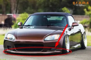 Honda S2000 AP1 AS style front lip splitter carbon fiber fiberglass