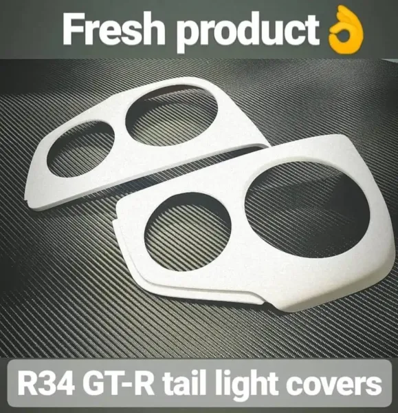 Nissan Skyline R34 Rear Light Covers – GT-R Style - R34